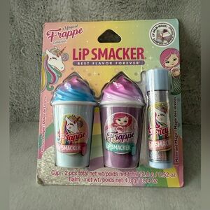 Lip Smacker Magical Frappe Lip Balm Set - Blue, Purple, Silver
